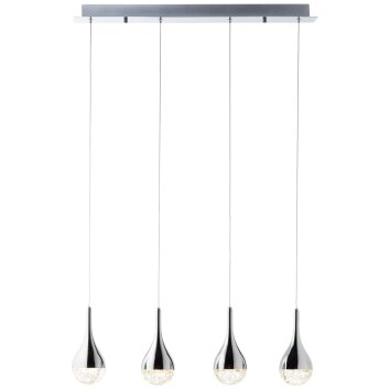 Brilliant FRIZZANTE Hanglamp LED Chroom, 4-lichts