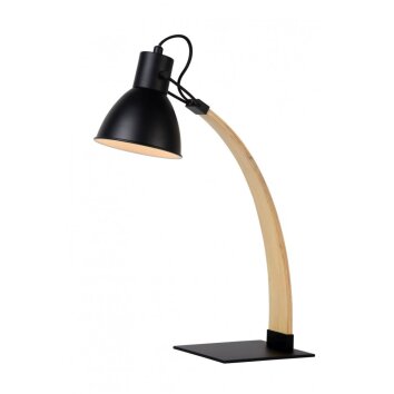 Lucide CURF Tafellamp Zwart, 1-licht