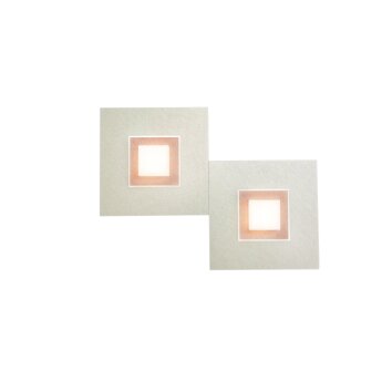 Grossmann KARREE Muurlamp LED Koperkleurig, 2-lichts