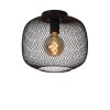 Lucide MESH Plafondlamp Zwart, 1-licht