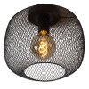 Lucide MESH Plafondlamp Zwart, 1-licht