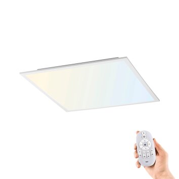 Leuchten-Direkt FLAT Plafondpaneel LED Wit, 1-licht, Afstandsbediening