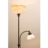 Wofi LACCHINO Staande lamp Bruin, Donkerbruin, Roest, 2-lichts