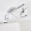 Vallorbe Plafondlamp LED Chroom, 3-lichts