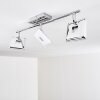 Vallorbe Plafondlamp LED Chroom, 3-lichts