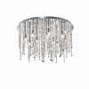 Ideallux ROYAL Plafondlamp Chroom, Kristaloptiek, 12-lichts