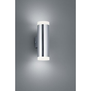 Trio RAY Muurlamp LED Chroom, 2-lichts