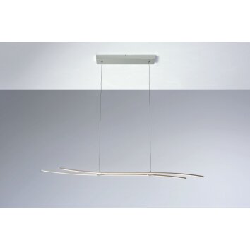 Bopp Flow Hanglamp LED Aluminium, 1-licht