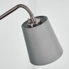 Gunstock Staande lamp Nikkel mat, 2-lichts