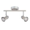 Brilliant Sanny Spotbalk plafond IJzer, 2-lichts