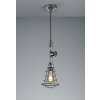 Trio GOTHAM Hanger Donkerbruin, Zilver, 1-licht