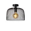 Lucide MESH Plafondlamp Zwart, 1-licht