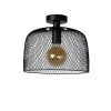 Lucide MESH Plafondlamp Zwart, 1-licht