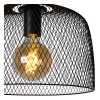 Lucide MESH Plafondlamp Zwart, 1-licht