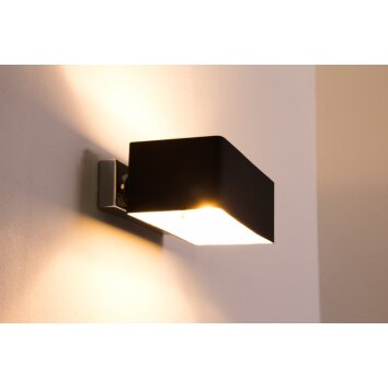 Ideallux BOX Muurlamp Zwart, 2-lichts