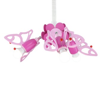 Elobra FALTER Hanger Roze, 3-lichts