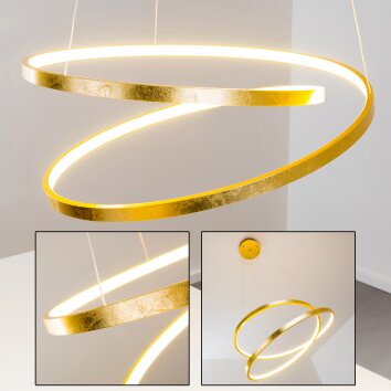 Stalon Hanglamp LED Goud, 1-licht