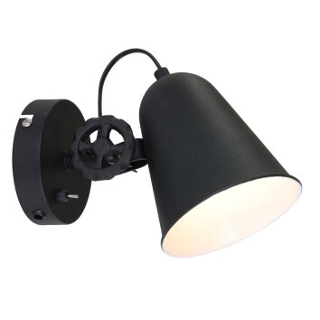 Anne Lighting ANNE Muurlamp Zwart, 1-licht