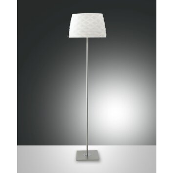 Fabas Luce Soft Staande lamp Nikkel mat, 3-lichts