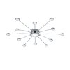 Trio BODRUM Plafondlamp LED Chroom, 12-lichts, Afstandsbediening