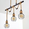 Bangui Hanglamp Bruin, Zwart, 3-lichts