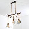 Bangui Hanglamp Bruin, Zwart, 3-lichts