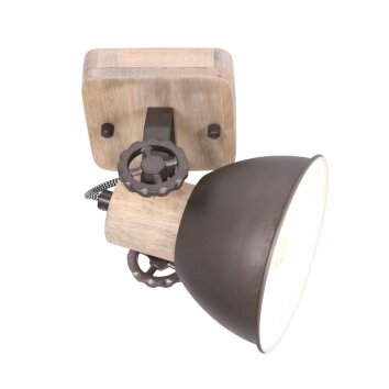 Steinhauer Gearwood Plafondlamp Hout licht, 1-licht