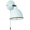 Brilliant Telio Wandlamp Blauw, 1-licht