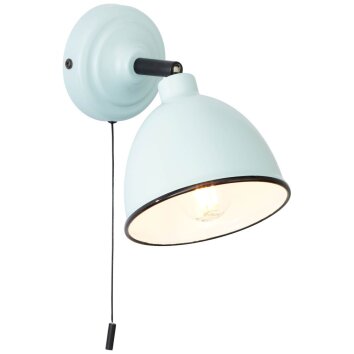 Brilliant Telio Wandlamp Blauw, 1-licht