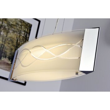 Datong Hanglamp LED Aluminium, Chroom, 1-licht