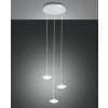 Fabas Luce Hale Hanglamp LED Wit, 3-lichts