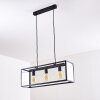 Moatize Hanglamp Zwart, 3-lichts