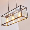 Moatize Hanglamp Zwart, 3-lichts