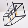 Moatize Hanglamp Zwart, 3-lichts