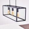 Moatize Hanglamp Zwart, 3-lichts