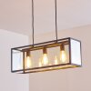 Moatize Hanglamp Zwart, 3-lichts