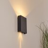 Benin Buiten muurverlichting LED Zwart, 2-lichts