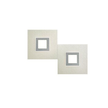 Grossmann KARREE Muurlamp LED Titan, 2-lichts