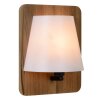 Lucide IDAHO Muurlamp Hout donker, 1-licht