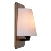 Lucide IDAHO Muurlamp Hout donker, 1-licht