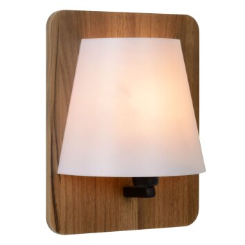 Lucide IDAHO Muurlamp Hout donker, 1-licht