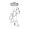 Eglo AMONDE Hanglamp LED Chroom, 5-lichts