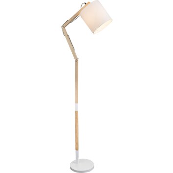 Globo MATTIS Staande lamp Wit, 1-licht