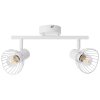 Brilliant Elhi Spotbalk plafond Wit, 2-lichts