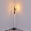 Kirehito Staande lamp Goud, Messing, Zwart, 1-licht