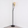 Kirehito Staande lamp Goud, Messing, Zwart, 1-licht