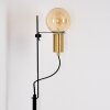 Kirehito Staande lamp Goud, Messing, Zwart, 1-licht