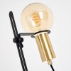 Kirehito Staande lamp Goud, Messing, Zwart, 1-licht