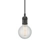 Nordlux AVRA Hanglamp Chroom, Zwart, 1-licht