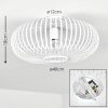 Ovari Plafondlamp Wit, 1-licht